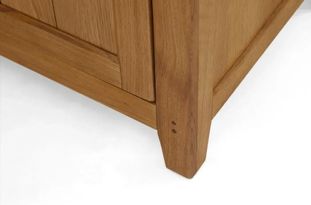 Burford Single Door Wardrobe - Oak