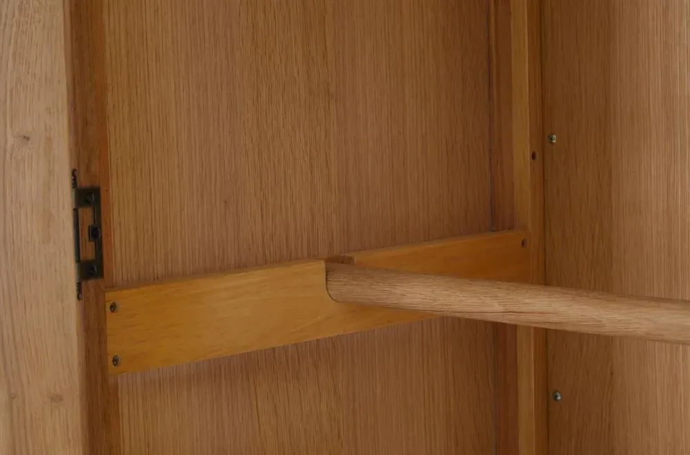 Burford Single Door Wardrobe - Oak