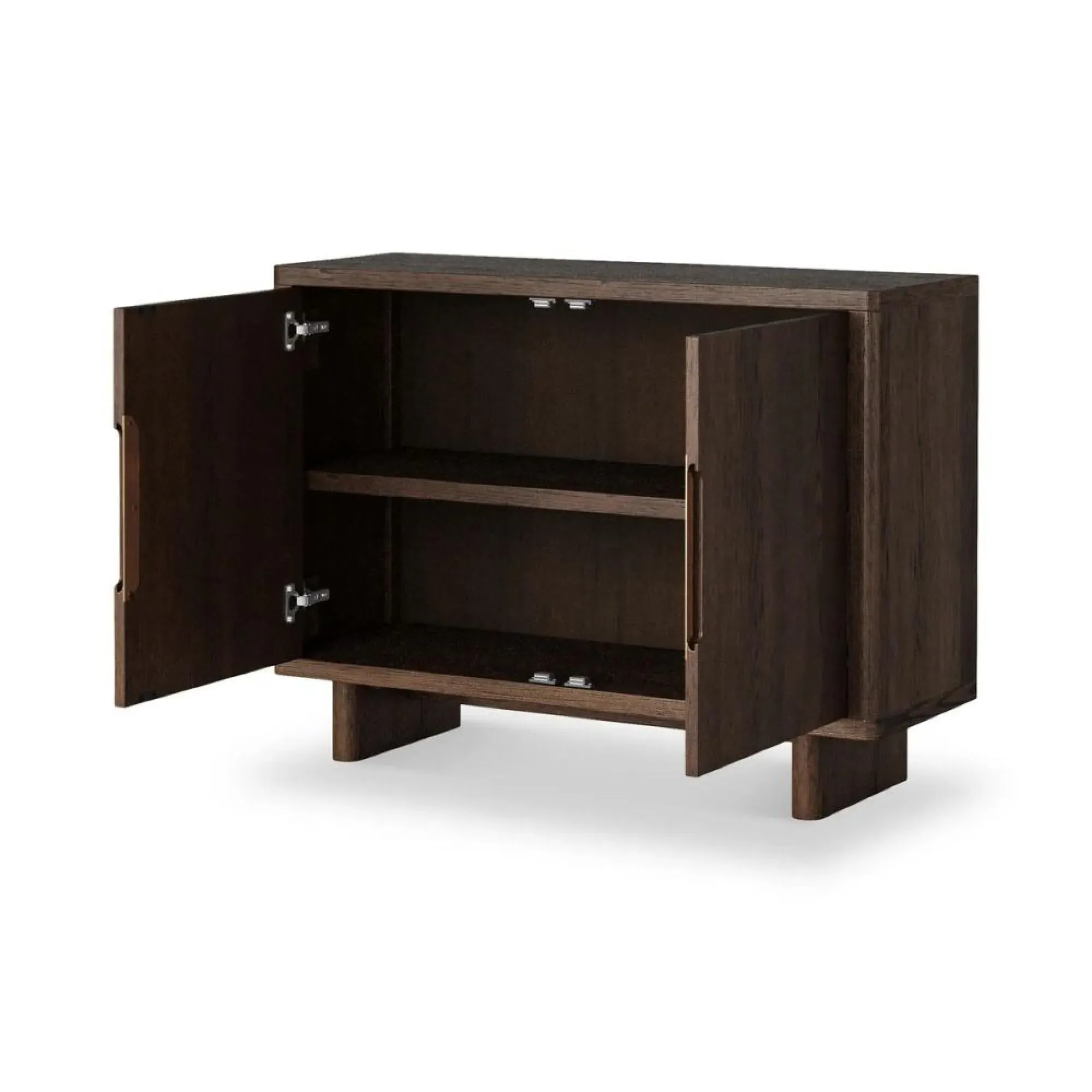 California 2 Door Small Sideboard - Dark Oak