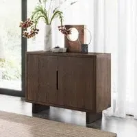 California 2 Door Small Sideboard - Dark Oak