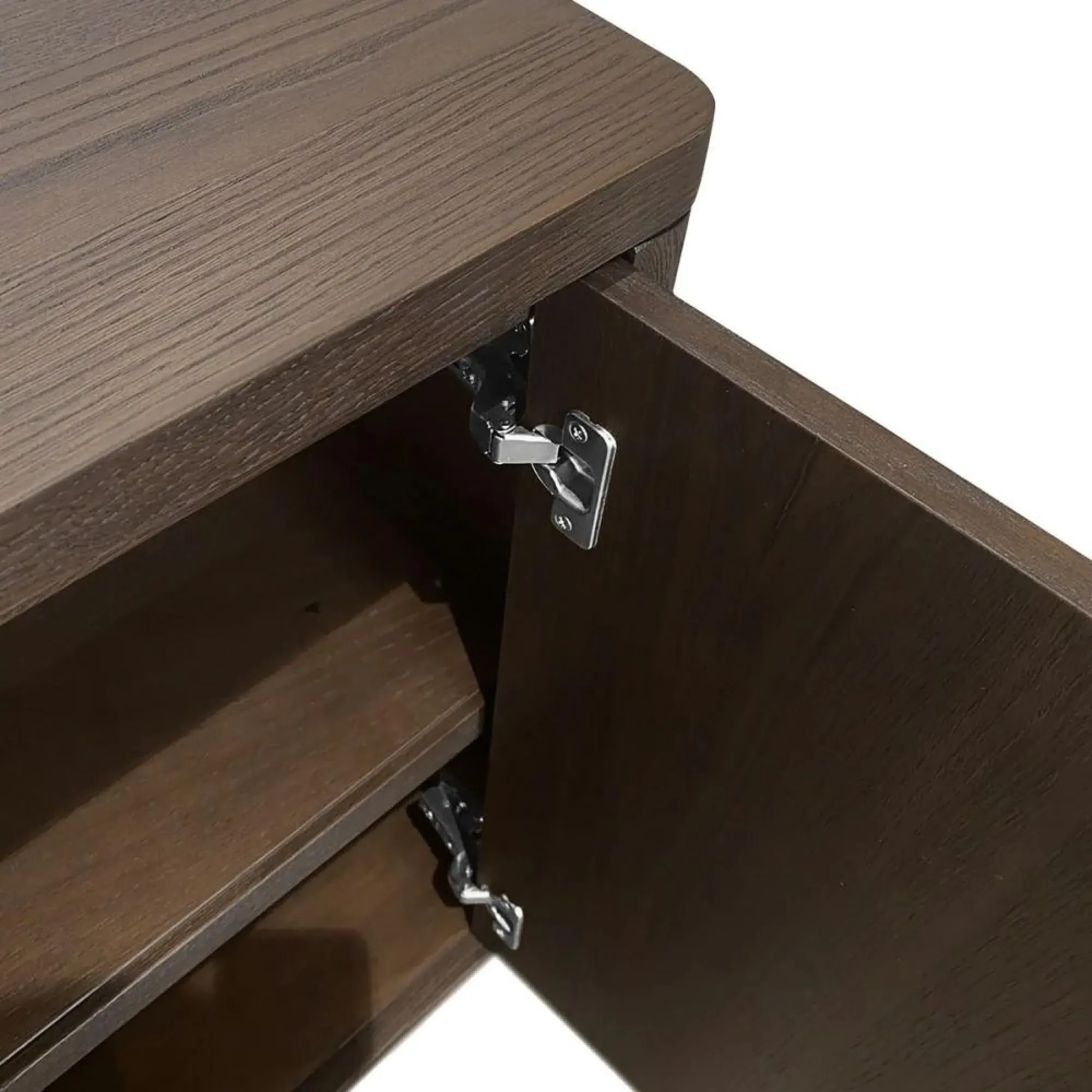 California 4 Door Large Sideboard - Dark Oak