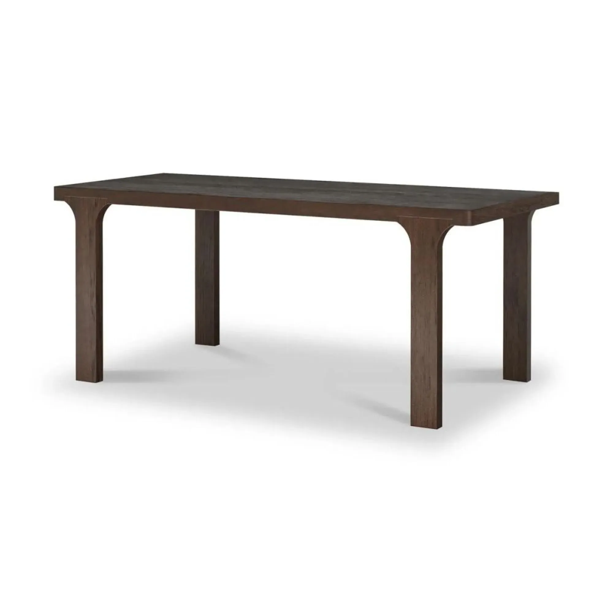 California 6 Seater Dining Table - Dark Oak