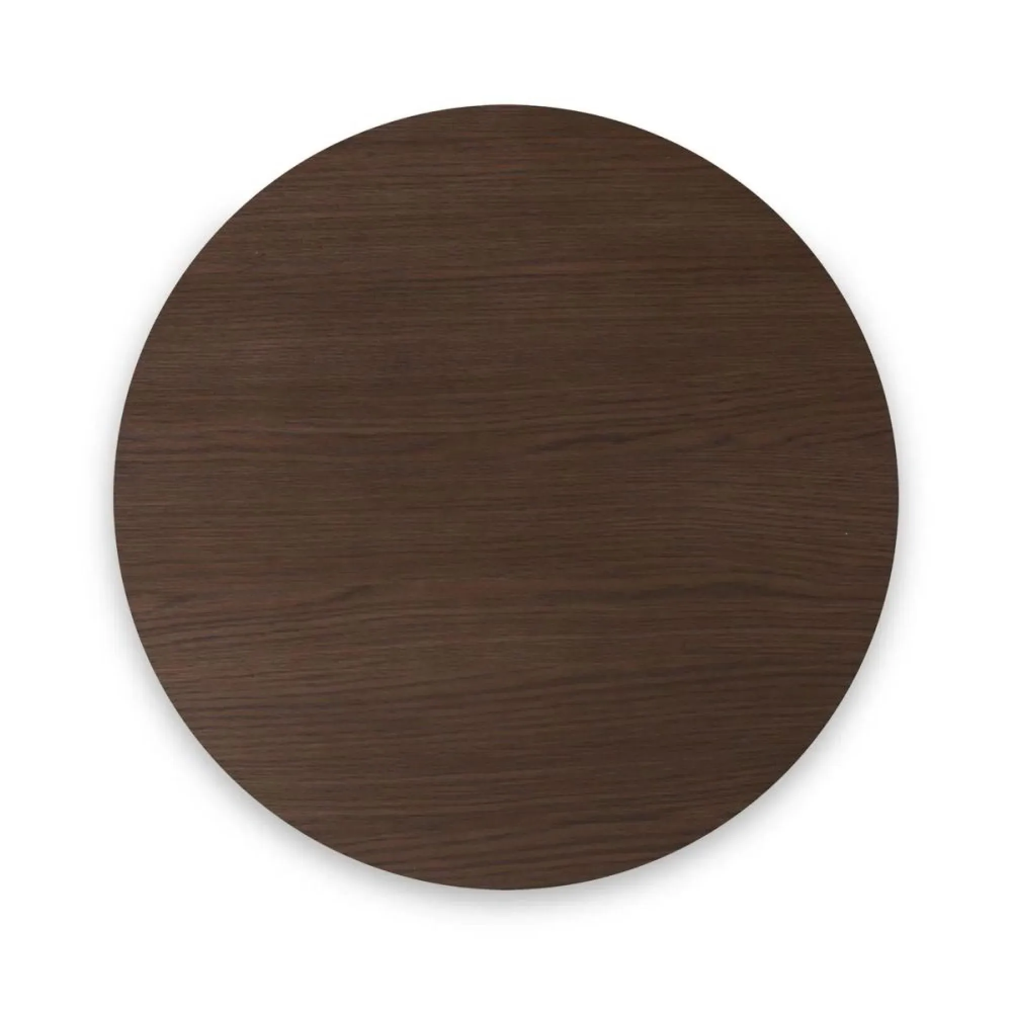 California Round Side Table - Dark Oak