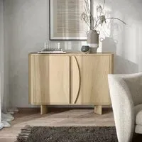 Cara 2 Door Small Sideboard - Oak