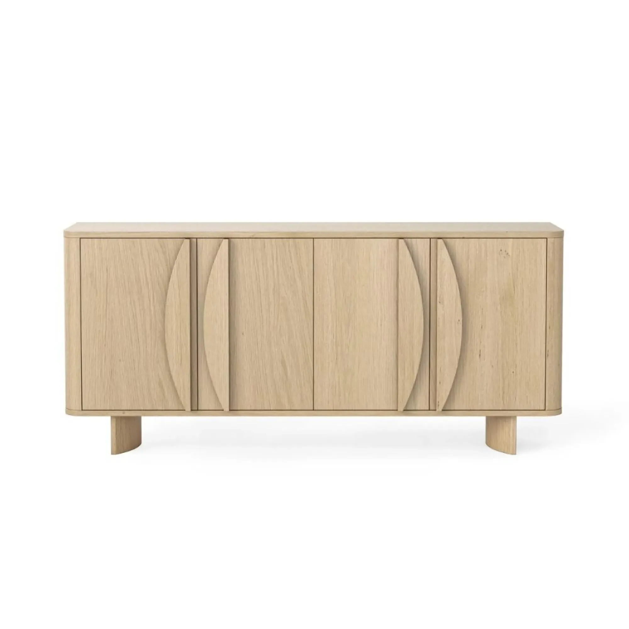 Cara 4 Door Large Sideboard - Oak