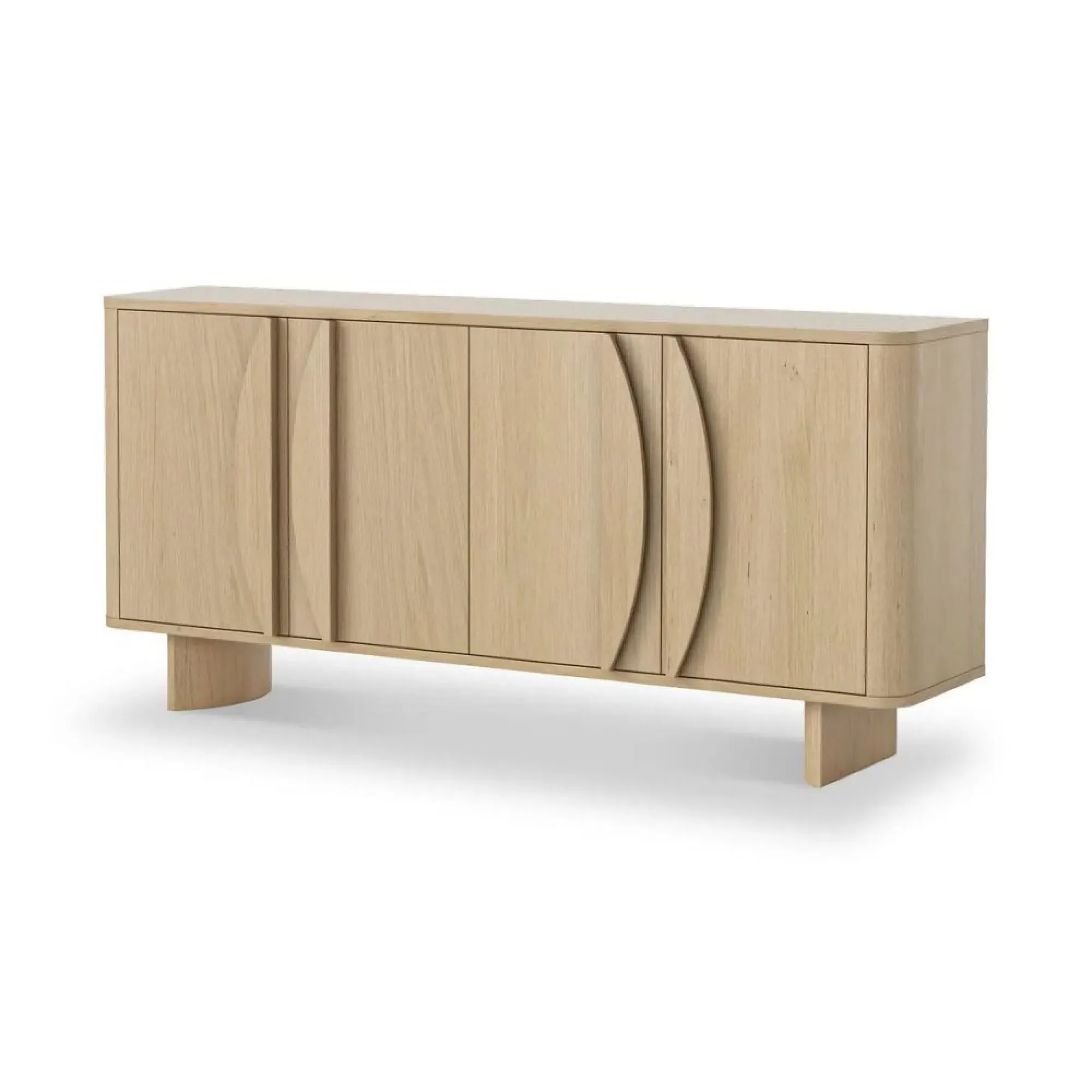 Cara 4 Door Large Sideboard - Oak