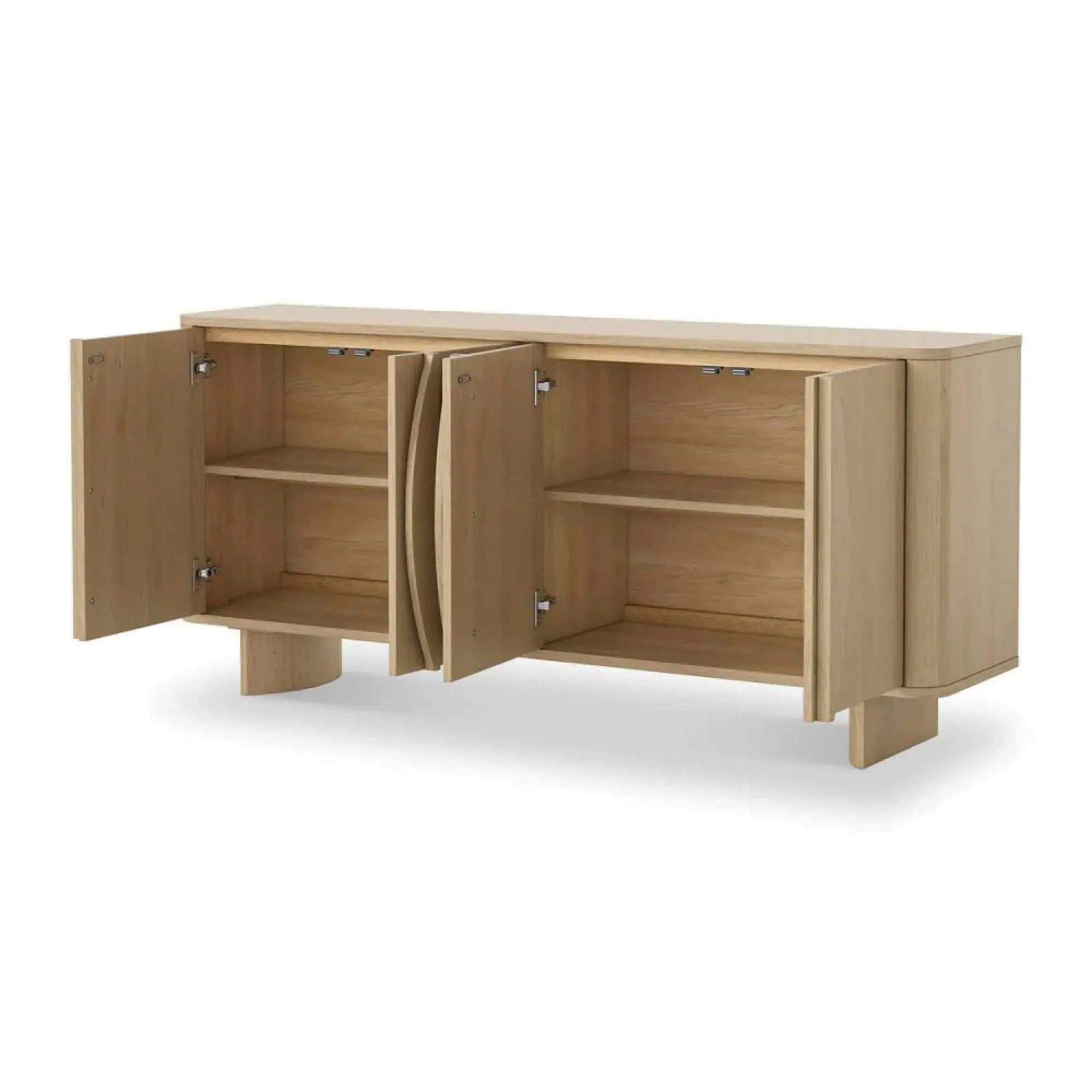 Cara 4 Door Large Sideboard - Oak