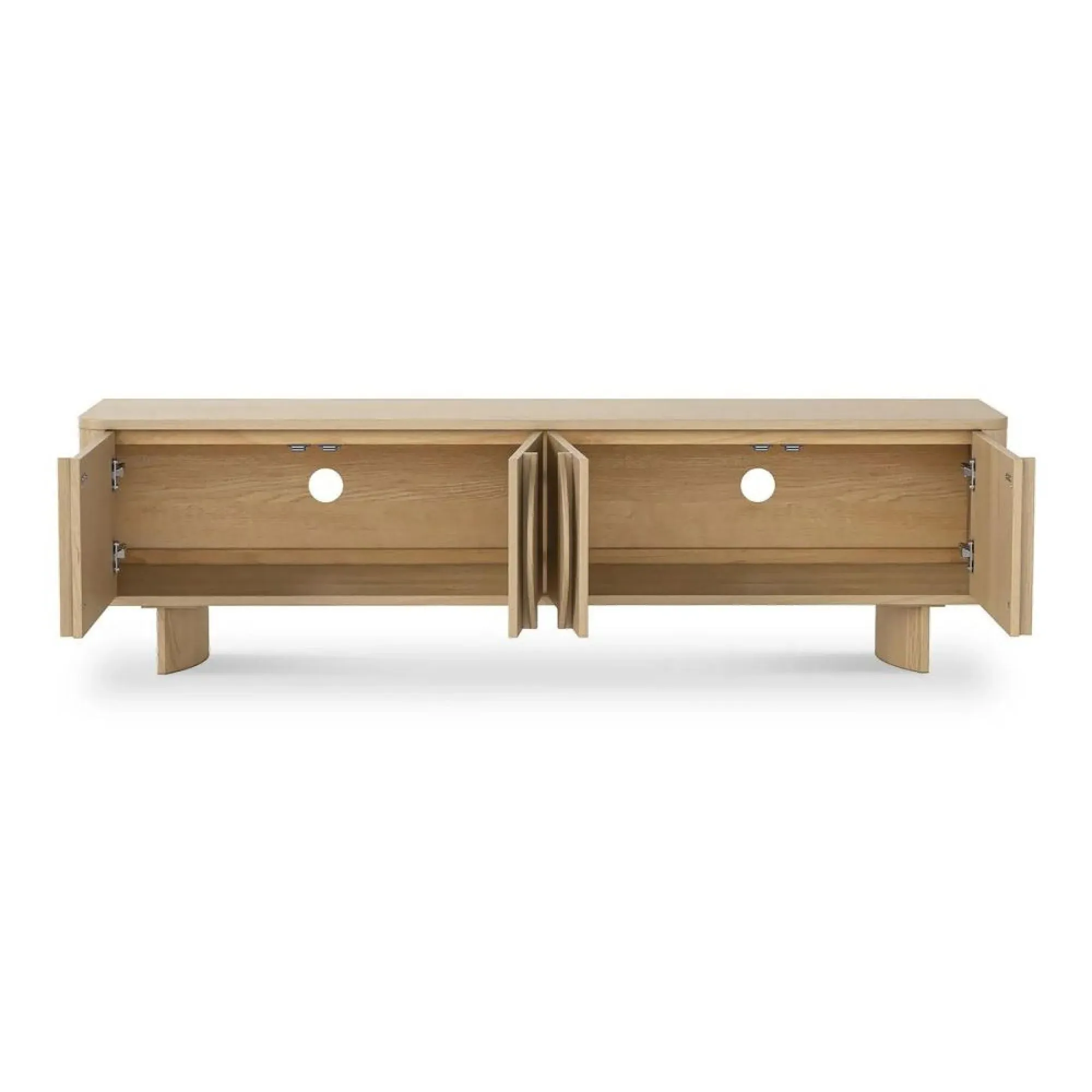 Cara Large Storage TV Unit - Oak