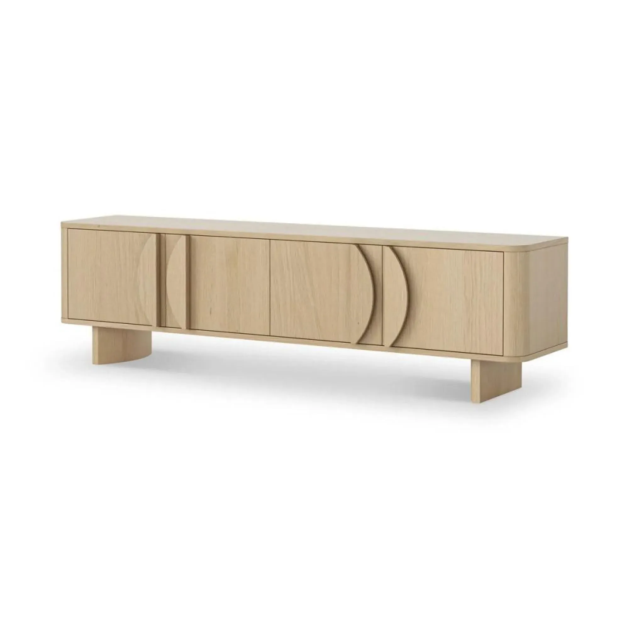 Cara Large Storage TV Unit - Oak