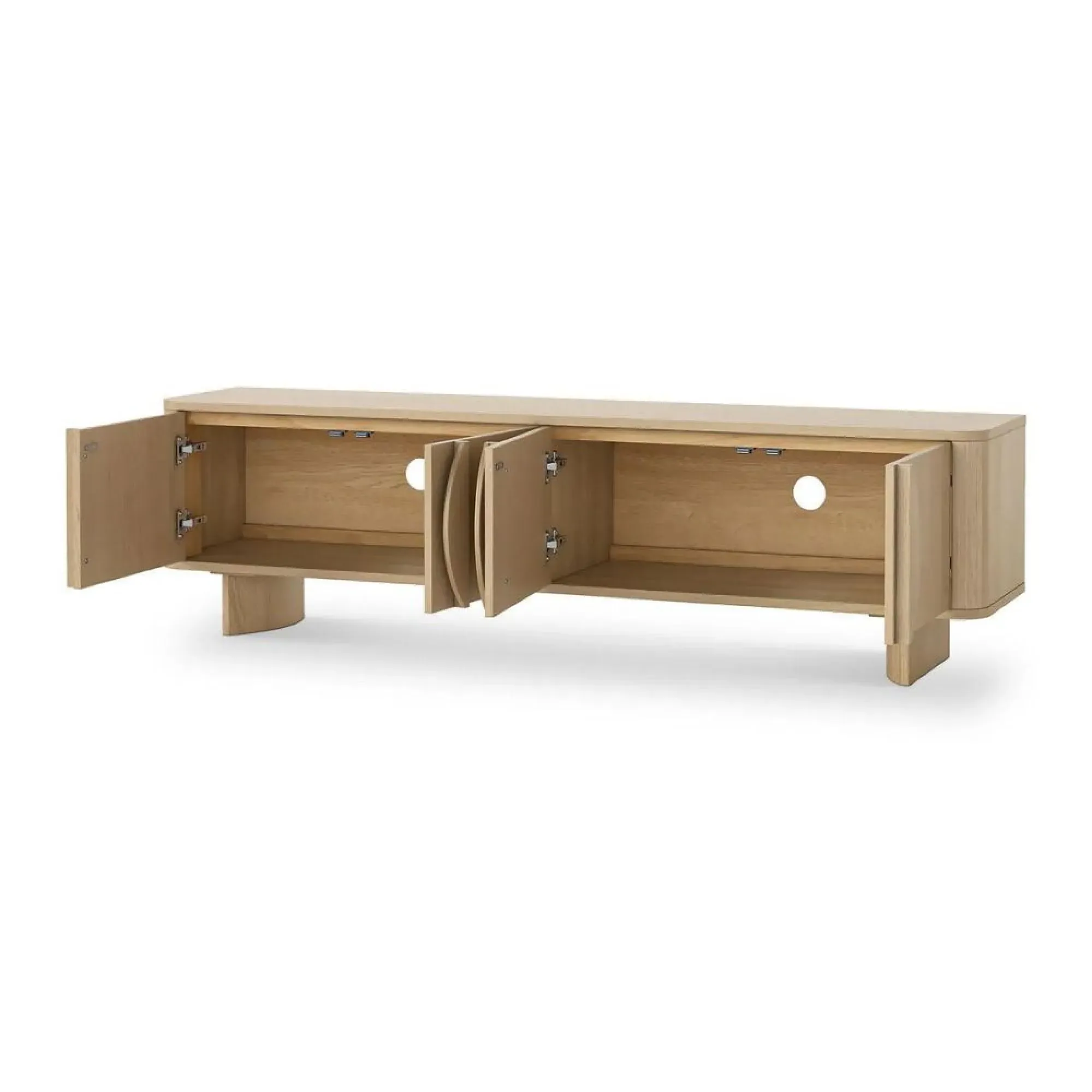 Cara Large Storage TV Unit - Oak
