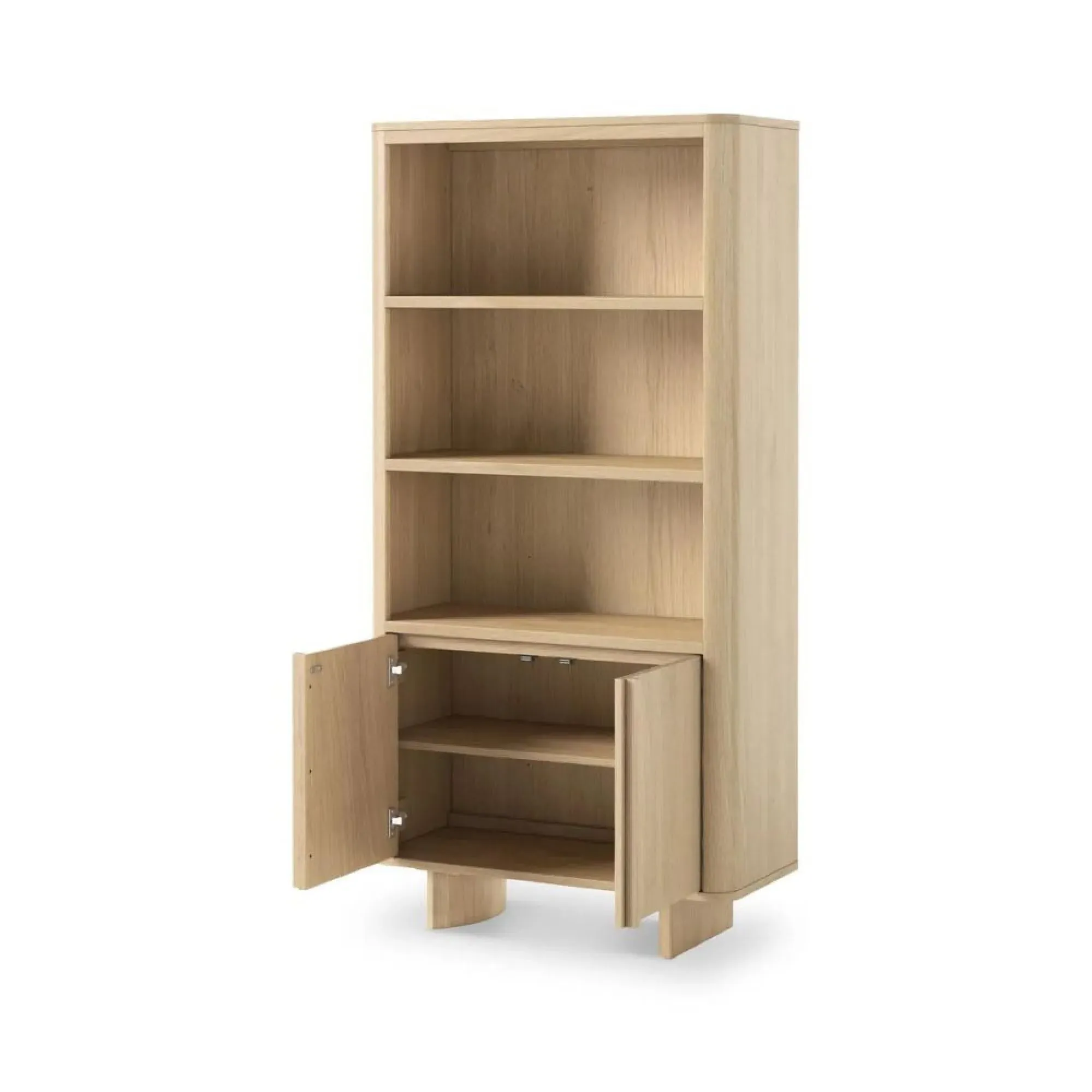 Cara Oak 2 Door Display Cabinet