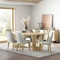 Cara Oak 6-8 Seater Extendable Dining Table