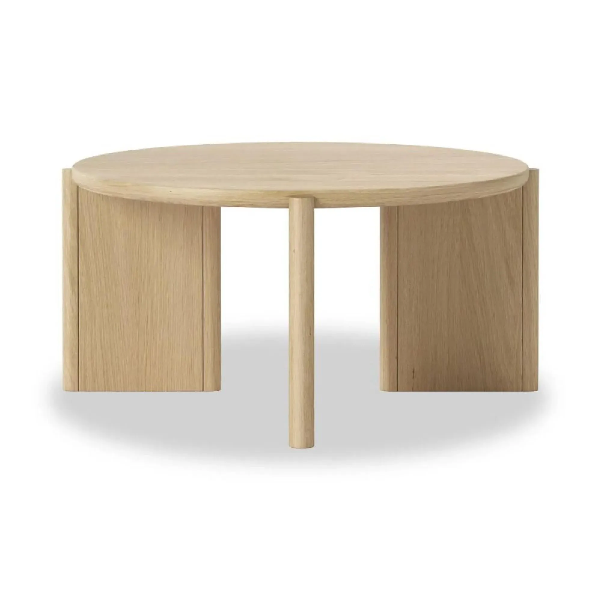 Cara Oak Round Coffee Table