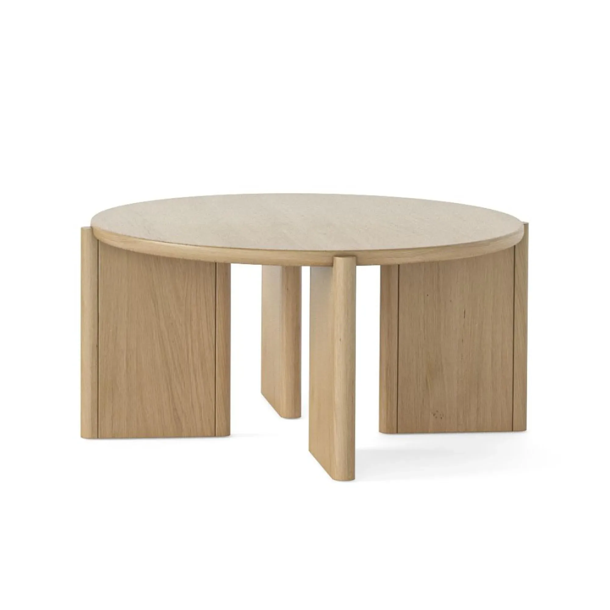 Cara Oak Round Coffee Table