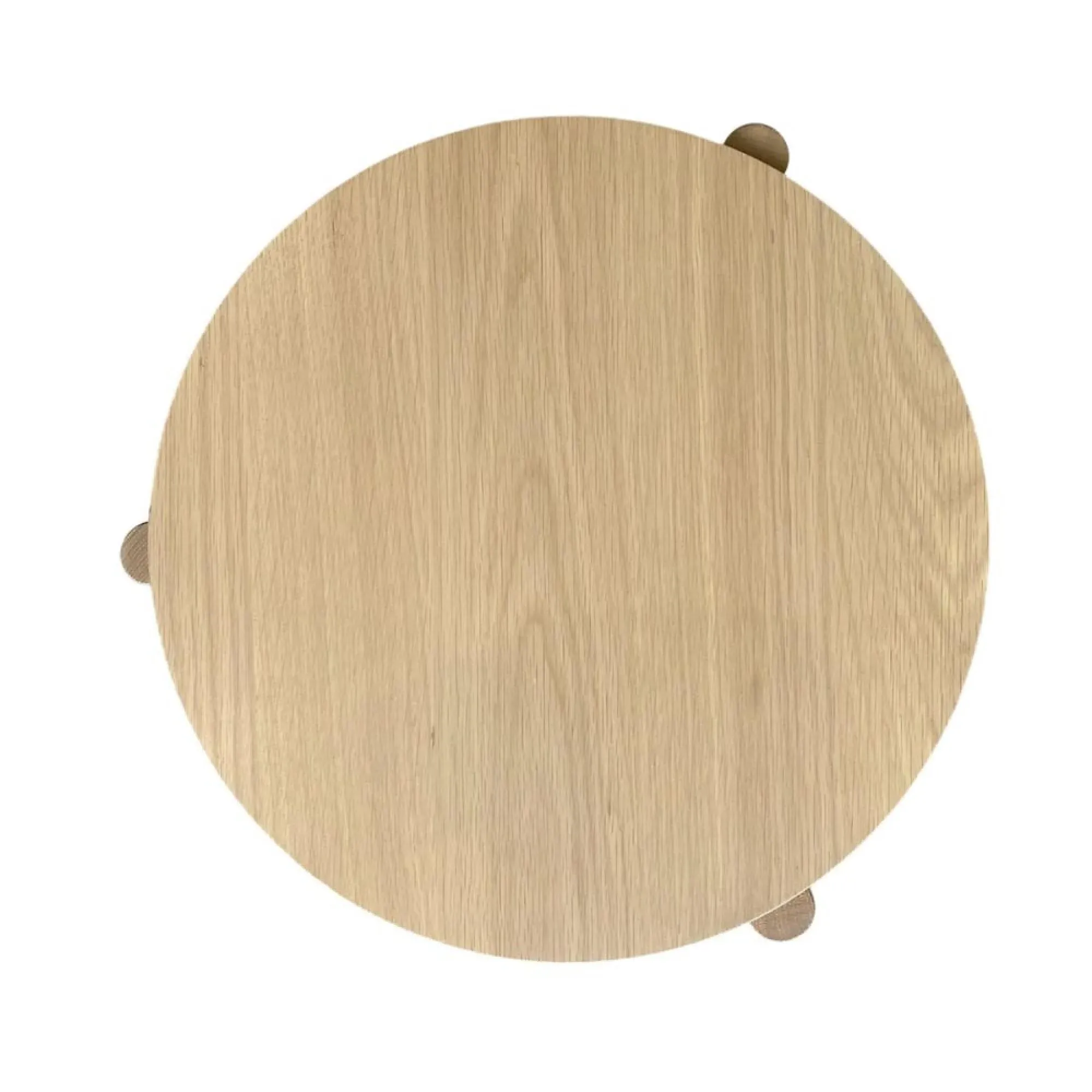 Cara Round Side Table - Oak