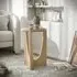 Cara Round Side Table - Oak