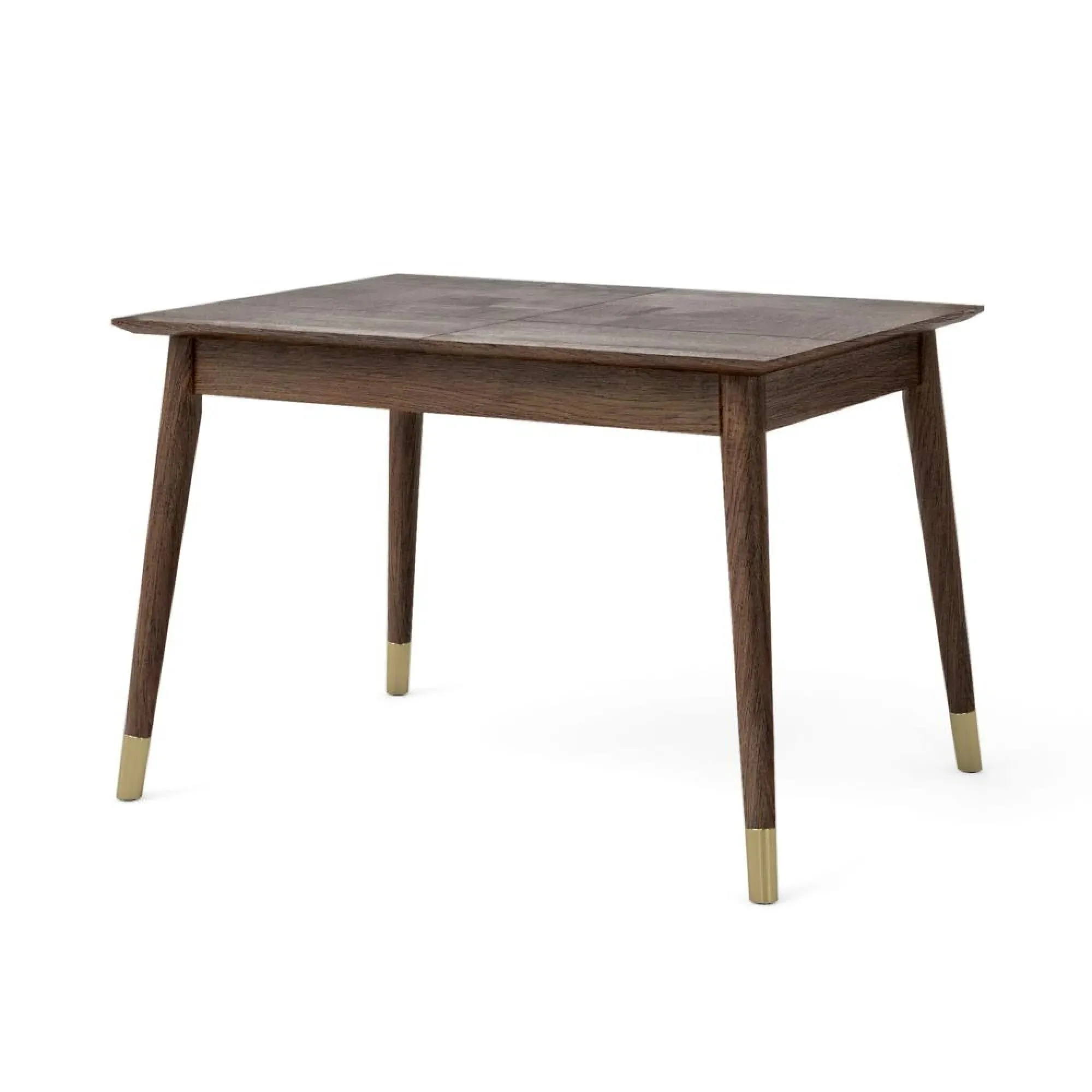 Gambit 4-6 Seater Extending Dining Table - Dark Brown