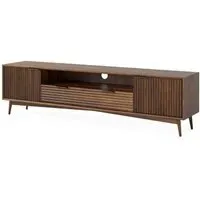 Harley 190cm TV Unit with Storage - Walnut
