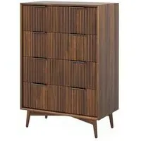 Harley 4 Drawer Chest - Walnut