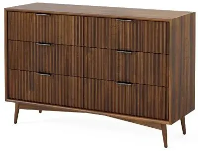 Harley 6 Drawer Wide Chest - Walnut