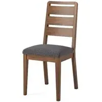 Harley Ladder Back Dining Chair Set - Walnut