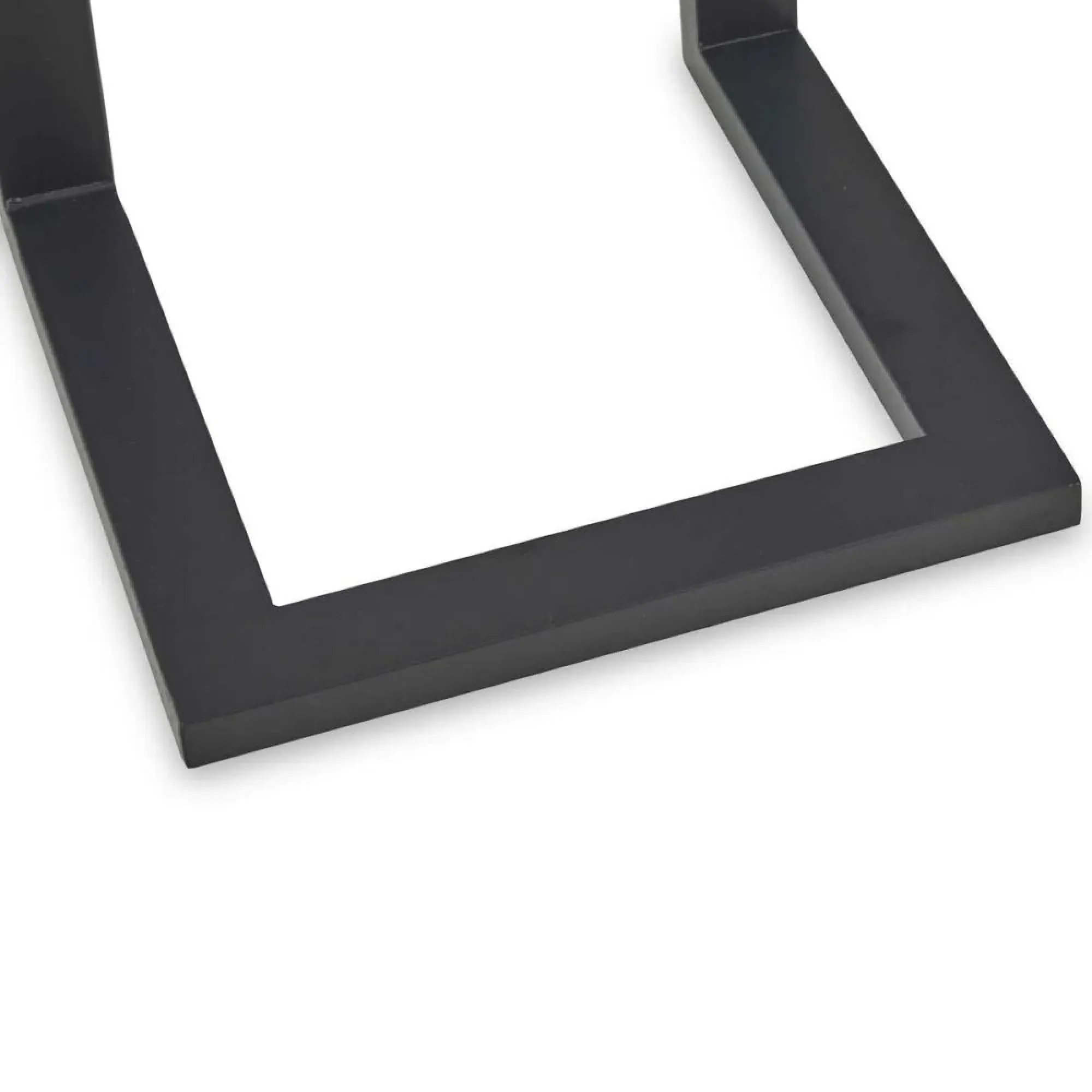 Jersey Oak Square Side Table - Waxed Oak, Black