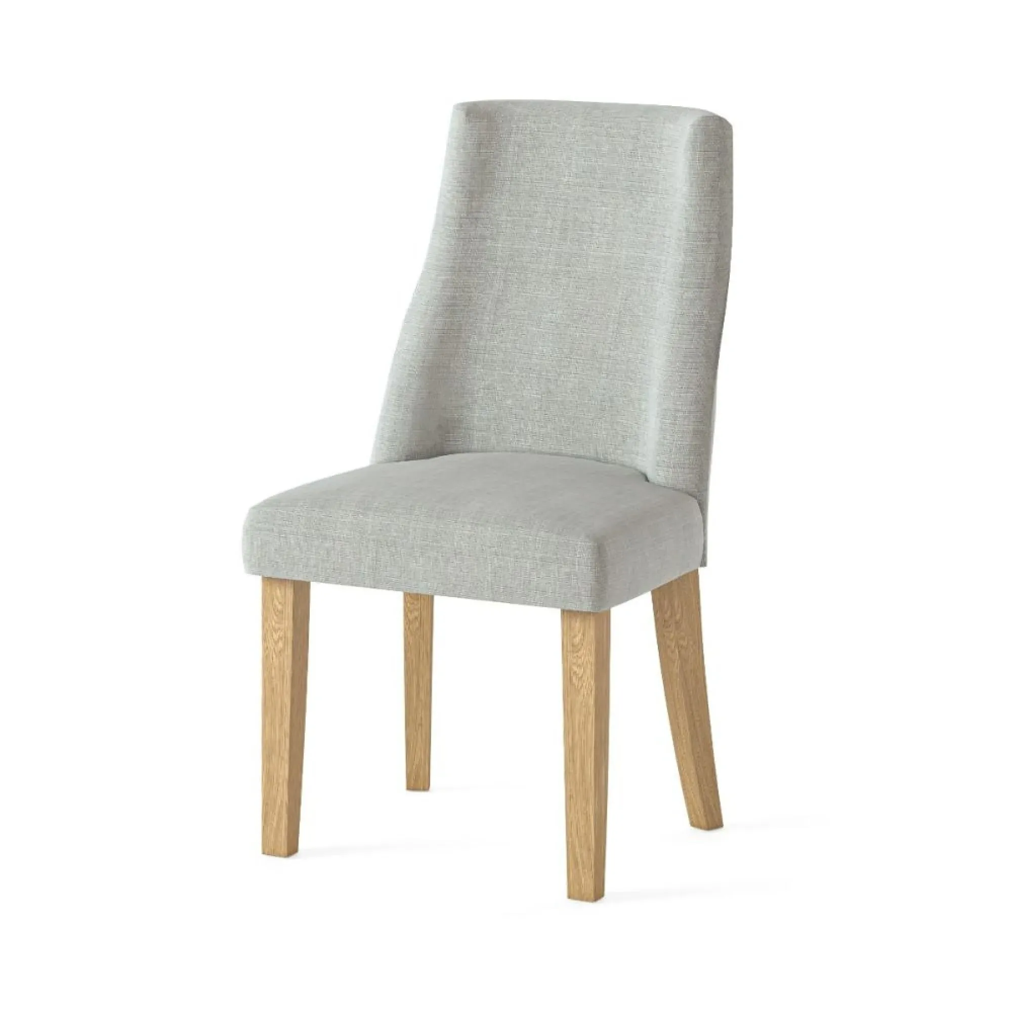Luna Fabric Dining Chair Set - Beige