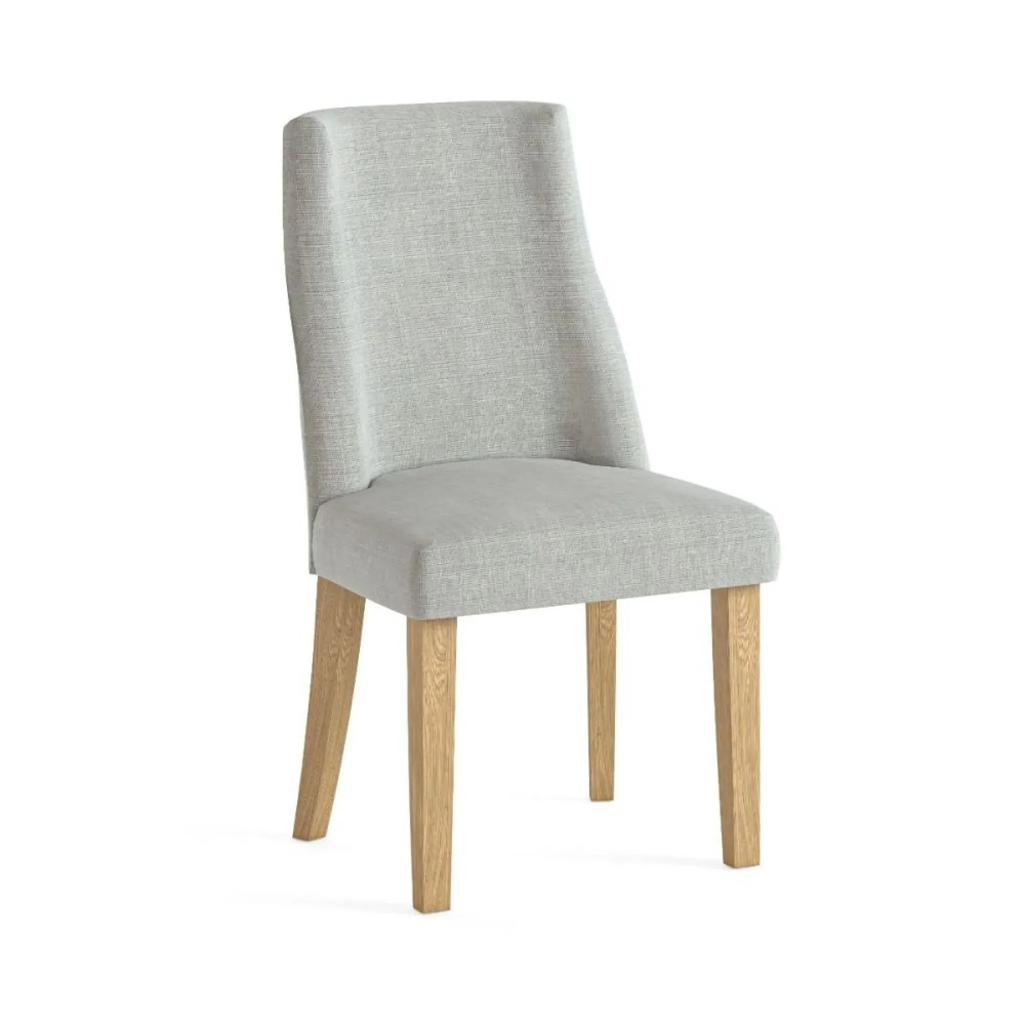 Luna Fabric Dining Chair Set - Beige