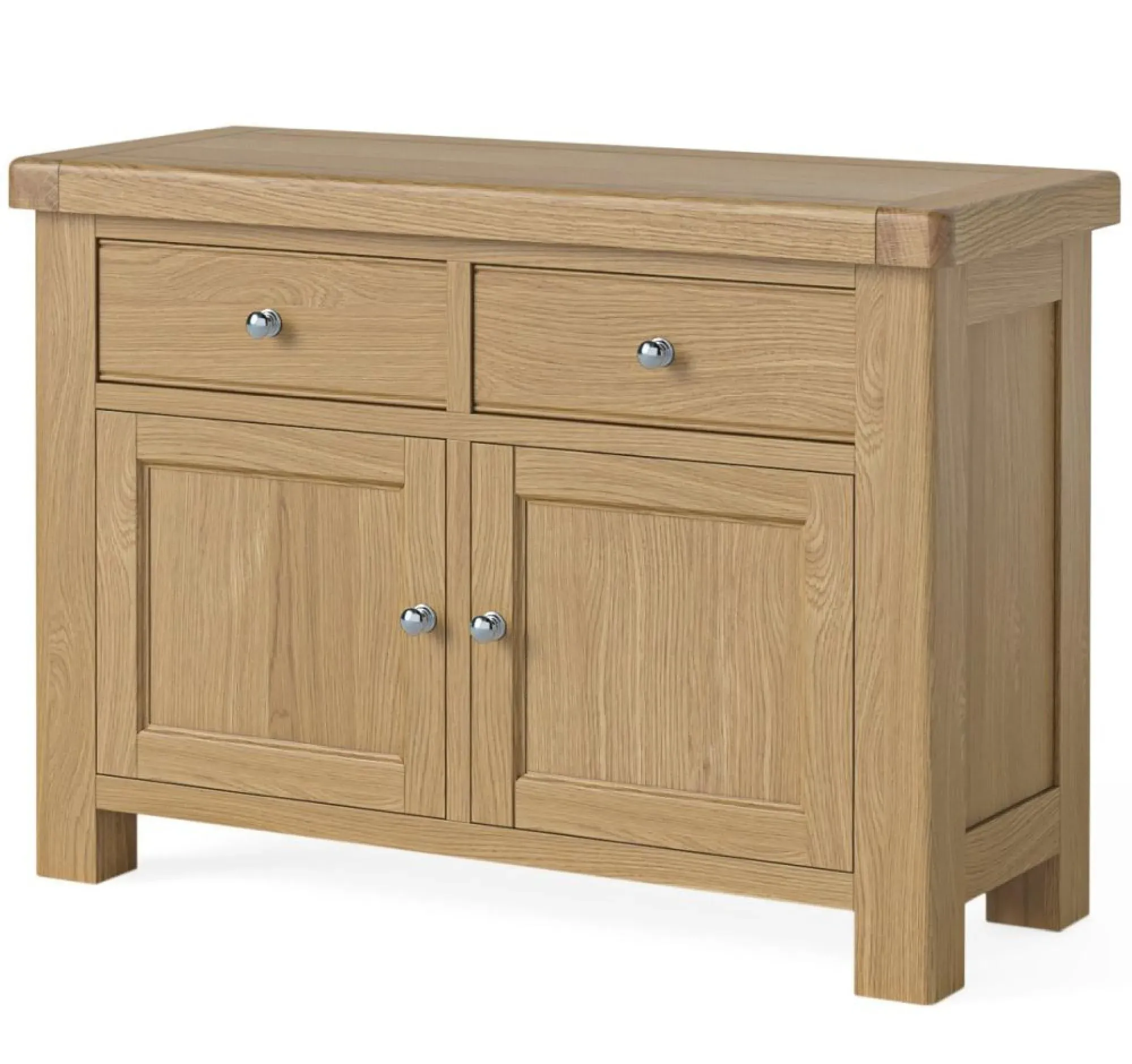 Normandy 2 Door Small Sideboard - Oak