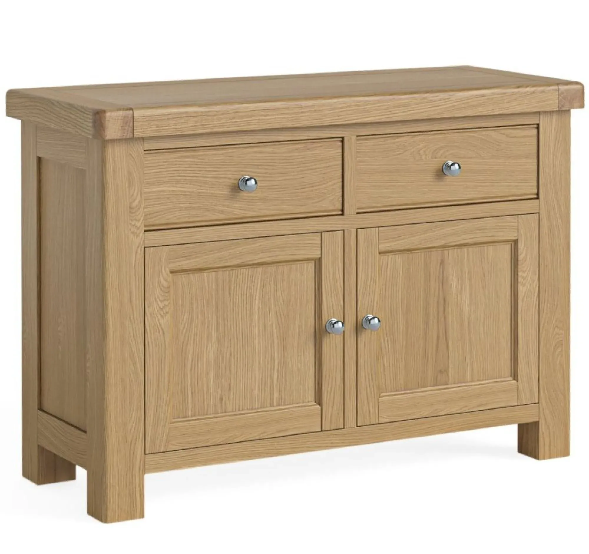 Normandy 2 Door Small Sideboard - Oak