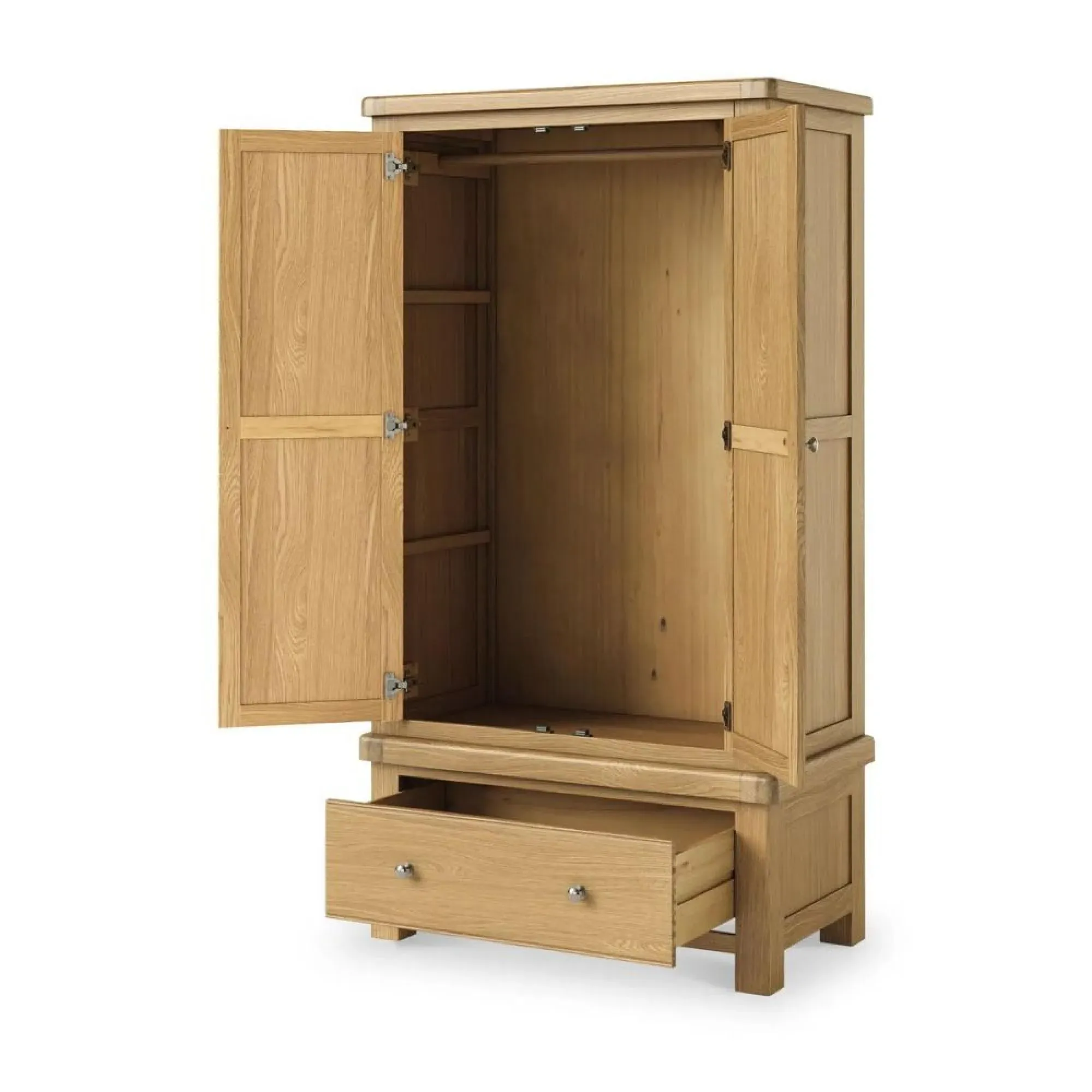 Normandy 2 Door Wardrobe - Oak