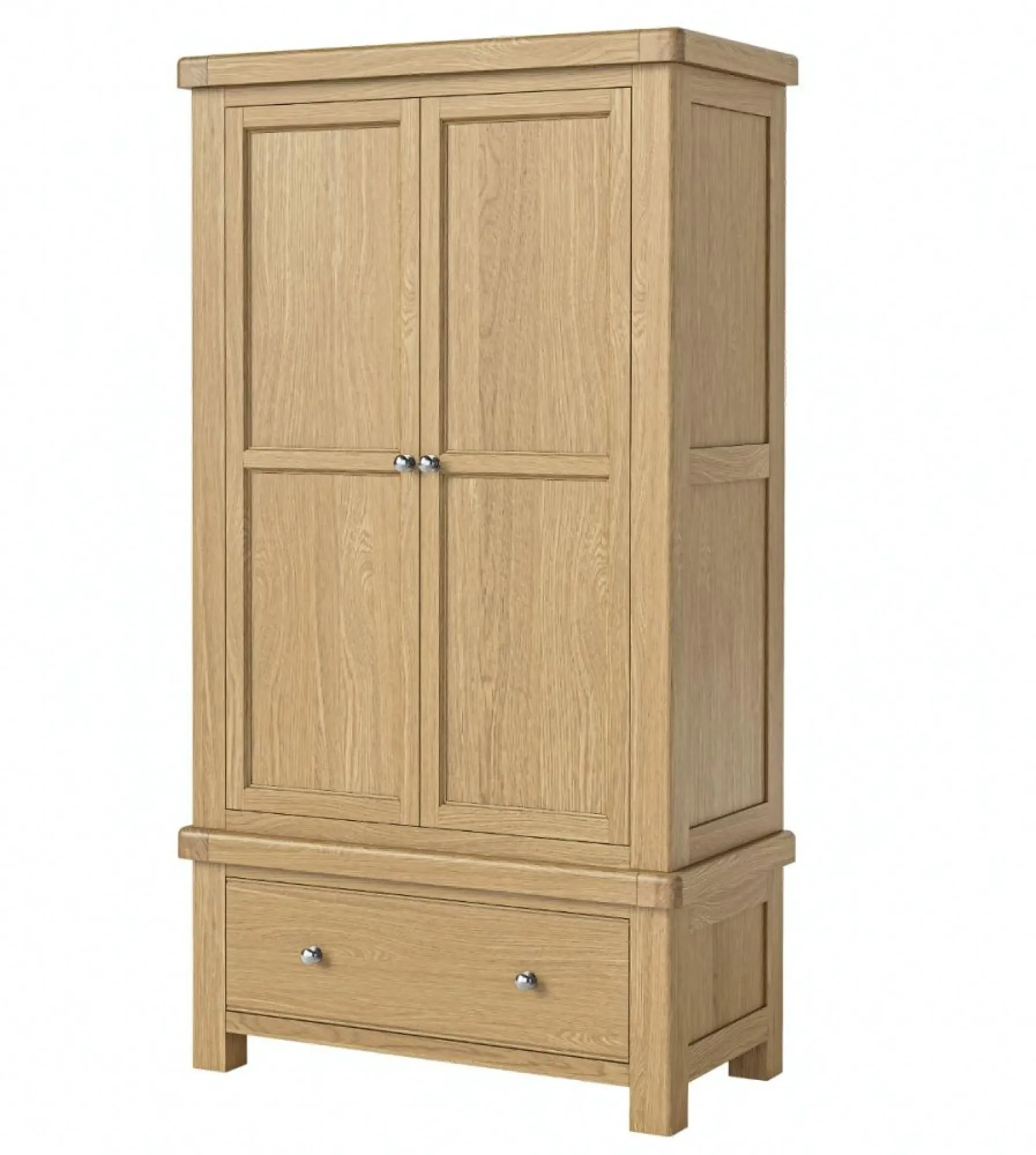 Normandy 2 Door Wardrobe - Oak