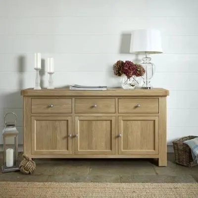 Normandy 3 Door Large Sideboard - Oak image