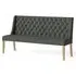Normandy Button Back Sofa - Charcoal, Fabric