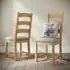 Normandy Ladder Back Dining Chair - Beige, Oak