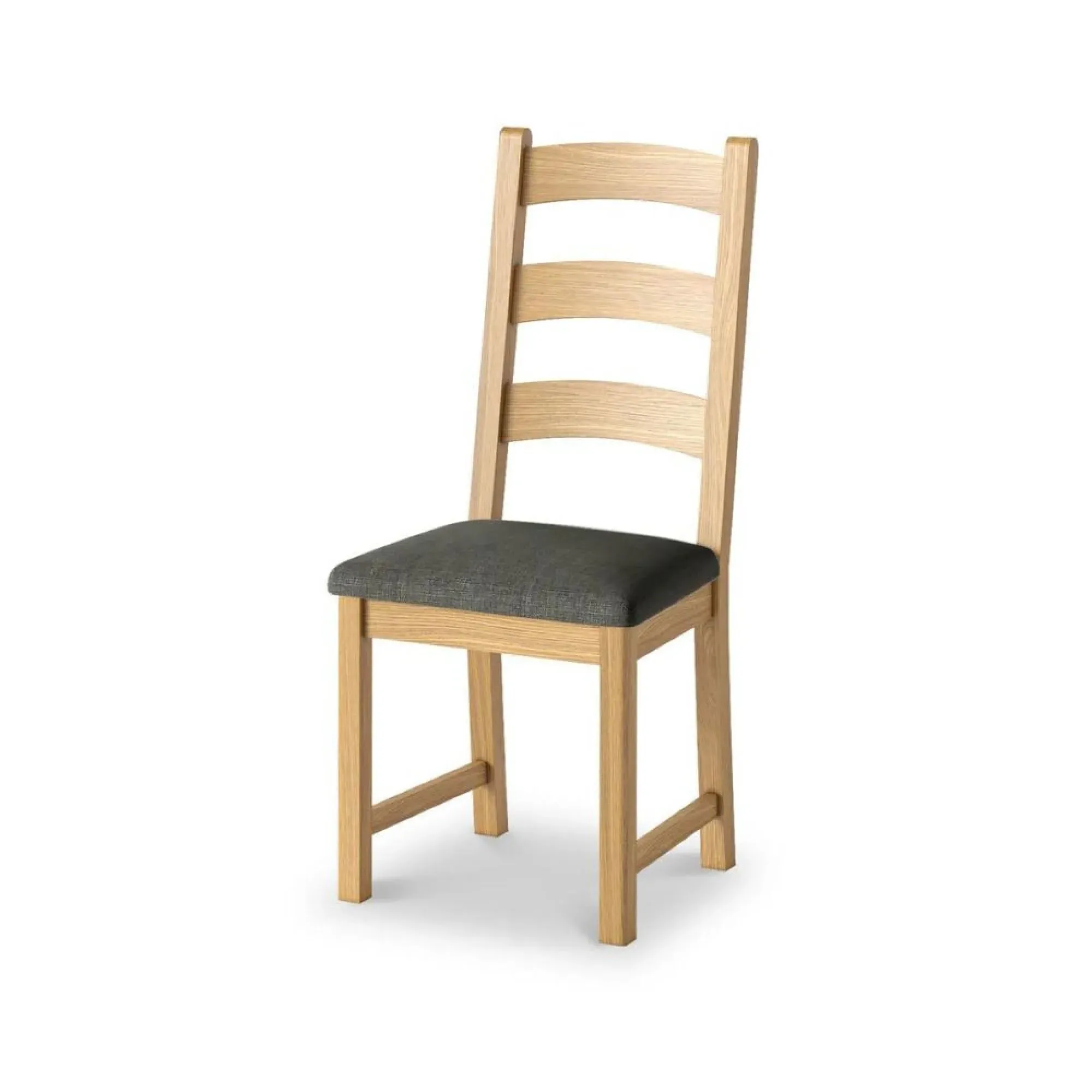 Normandy Ladder Back Dining Chair - Charcoal, Oak