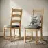 Normandy Ladder Back Dining Chair - Charcoal, Oak