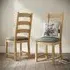 Normandy Ladder Back Dining Chair - Grey, Oak