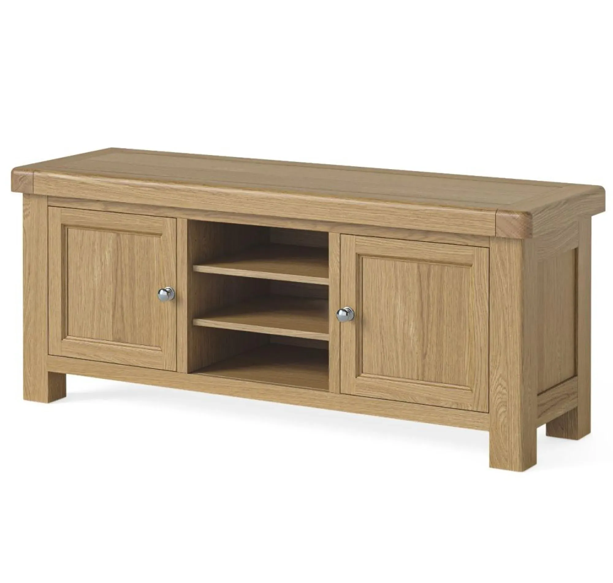 Normandy Oak 140cm TV Unit with Storage