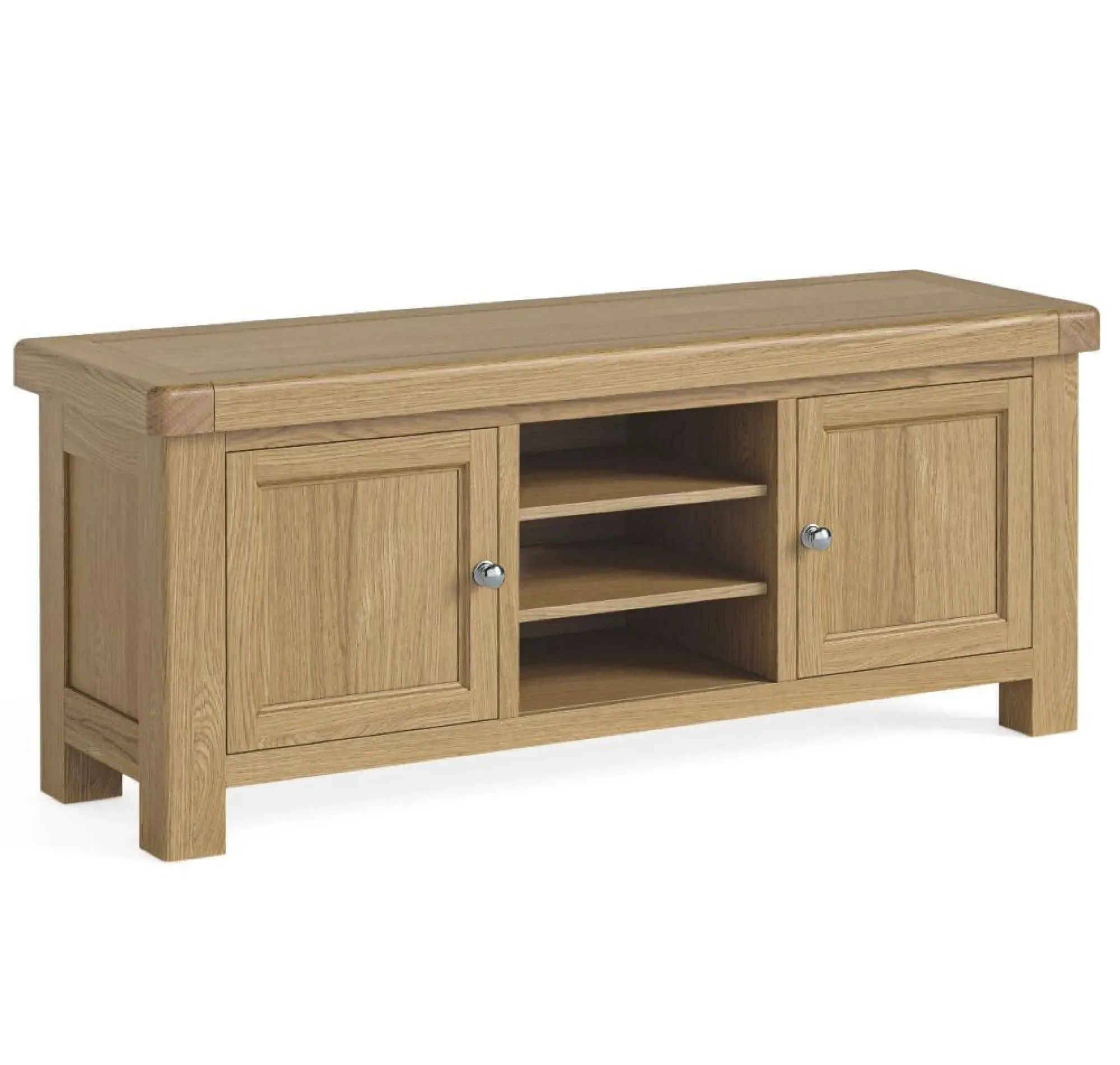 Normandy Oak 140cm TV Unit with Storage