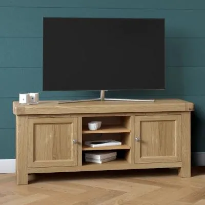 Normandy Oak 140cm TV Unit with Storage image