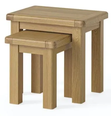 Normandy Oak Nest of 2 Tables image