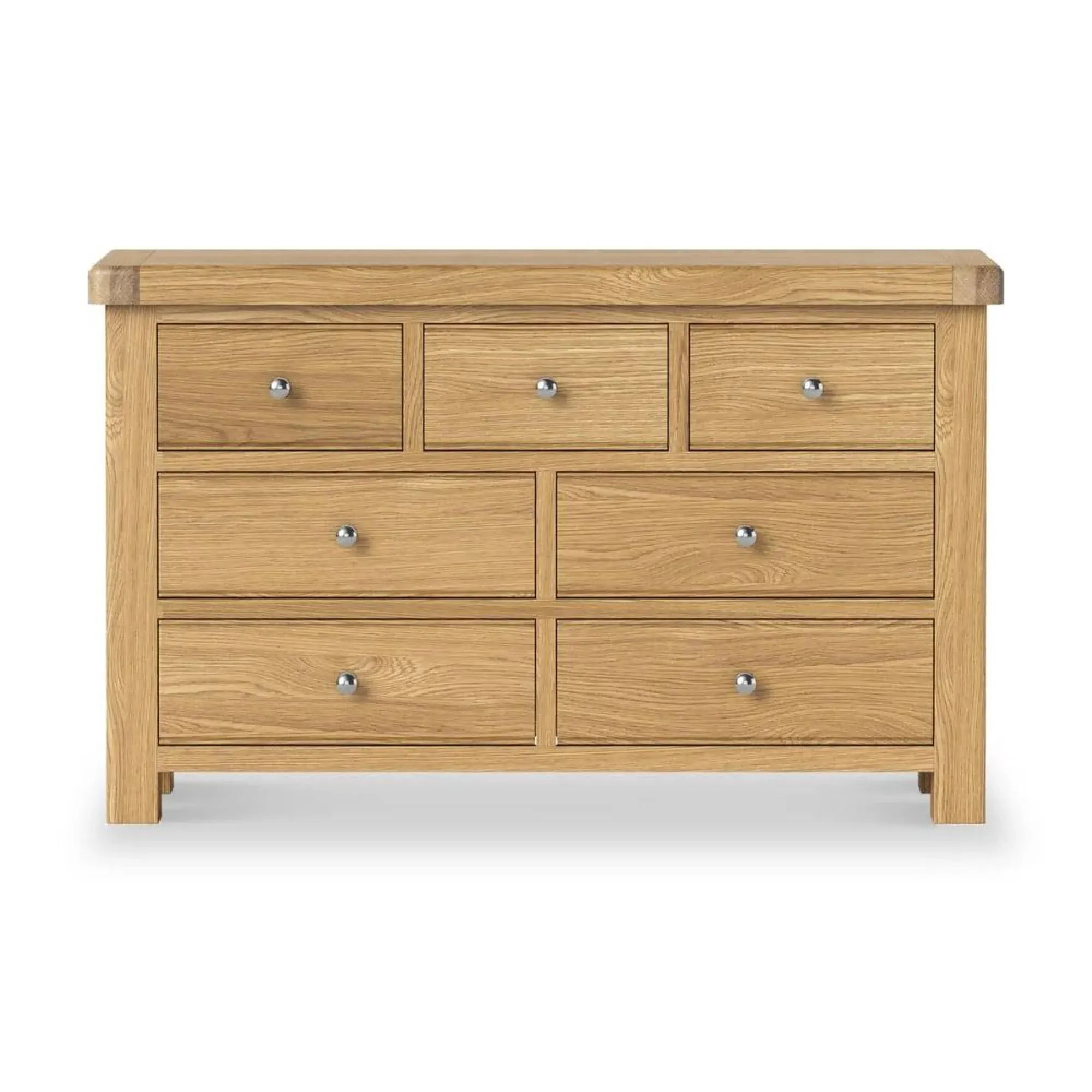 Normandy Oak Wide Chest of Drawers