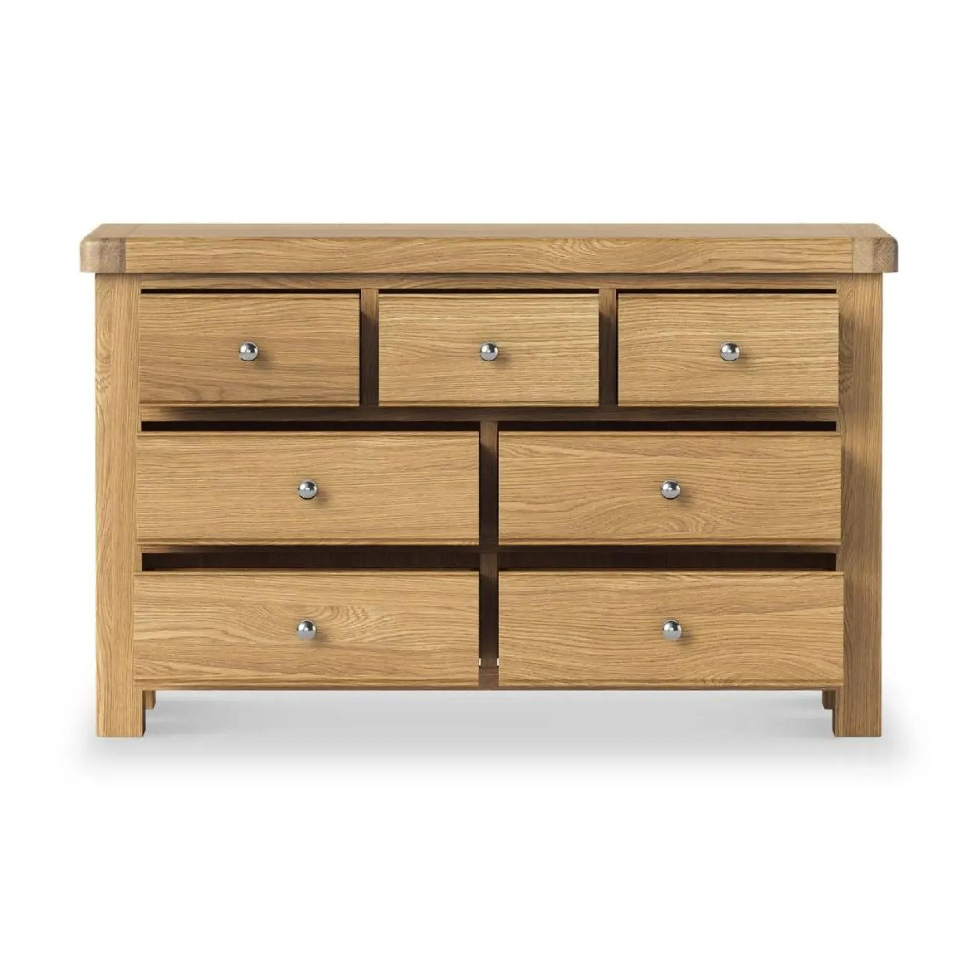 Normandy Oak Wide Chest of Drawers