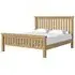 Normandy Queen Size Slatted Bed Frame - Oak