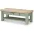 Salcombe 1 Drawer Coffee Table - Sage, Oak