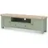 Salcombe 190cm Storage TV Unit - Sage, Oak