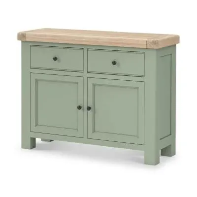 Salcombe 2 Door Small Sideboard - Sage, Oak image