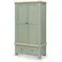 Salcombe 2 Door Wardrobe - Sage, Oak