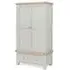 Salcombe 2 Door Wardrobe - Stone Grey, Oak